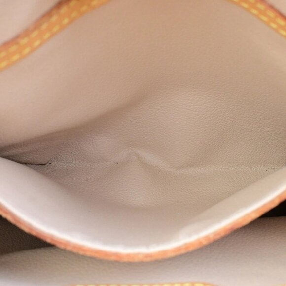 LOUIS VUITTON BUCKET PM Shoulder Tote Bag Monogram Leather Brown - Picture 4 of 16